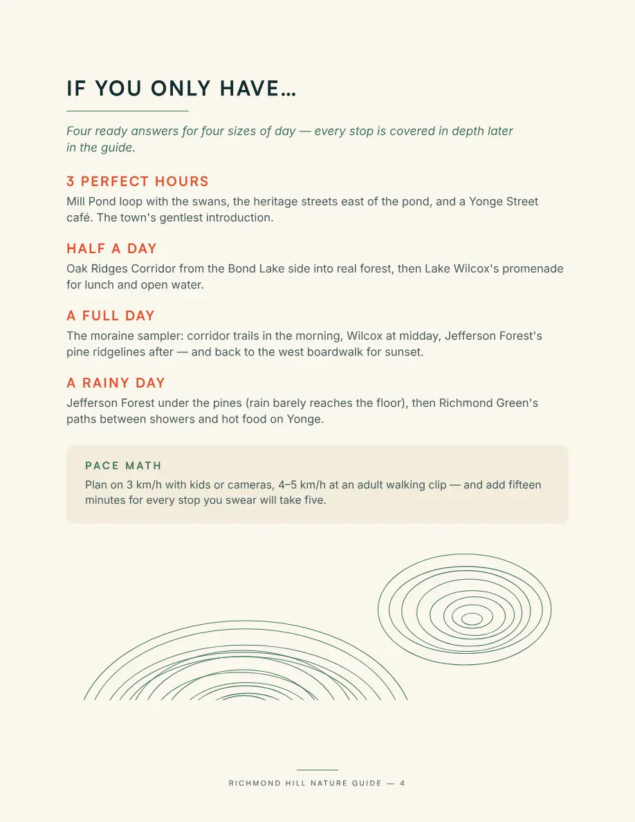 Page 4 — four ready answers for four sizes of day
